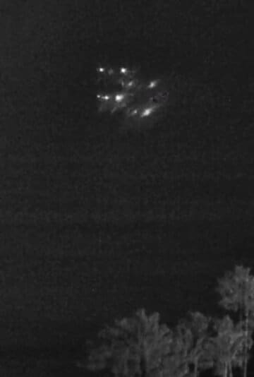 カリフォルニアのUFO（サーフラインのフェイスブックから）