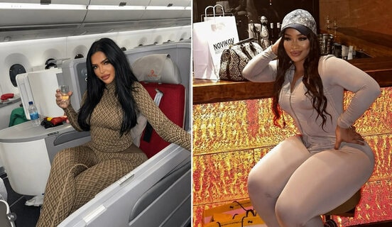 クラウディア・ザクジェフスカさん（左＝インスタグラム@klaudiaglamから）とガブリエル・キャリントン被告（インスタグラム@rielleukから）