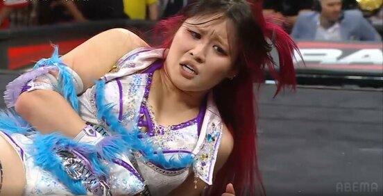 まさかの連敗にイヨ・スカイは苦渋の表情（©AbemaTV, Inc.）