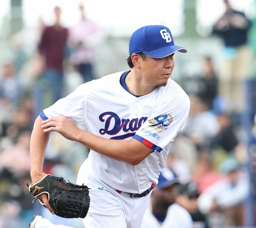 阪神とのオープン戦に登板した大野雄大
