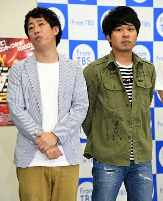  さらば青春の光の森田(左)と東ブクロ