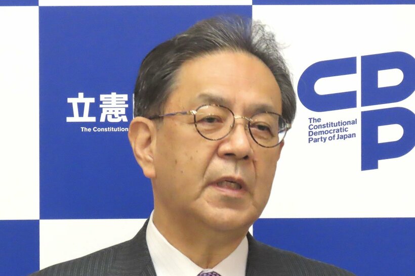 立憲民主党の水岡俊一代表