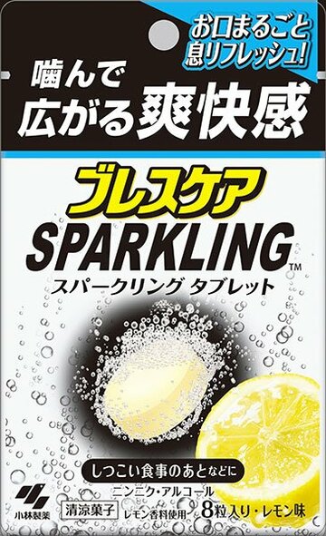 「ブレスケア　スパークリングタブレット」はシュワッと新食感