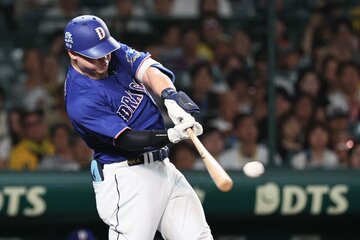 11回に決勝タイムリーを放った中日・細川成也