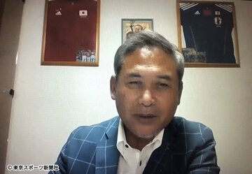  オンライン囲み取材に応じた佐々木氏