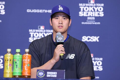 大谷翔平が〝MLB東京シリーズへ凱旋会見〟「このシーズンをいいもの