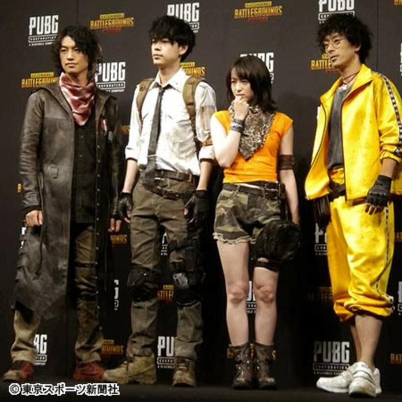  左から斎藤工、成田凌、清野菜名、滝藤賢一