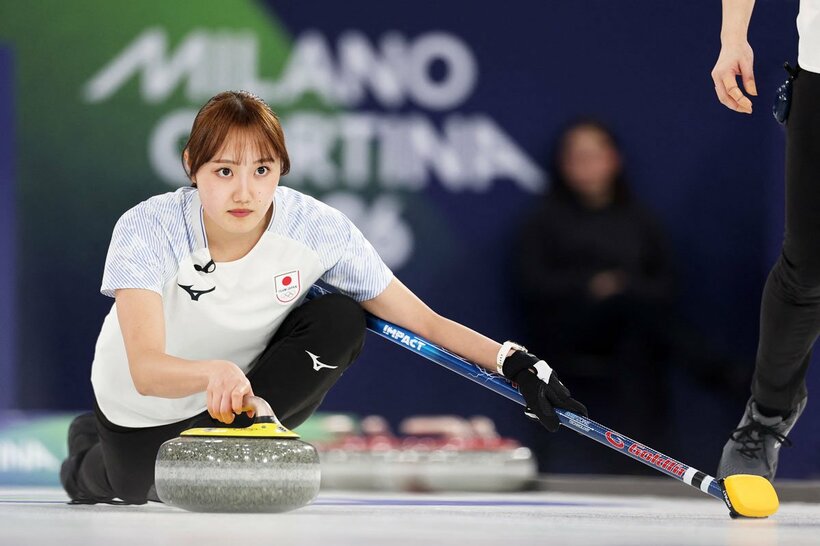イタリア戦が今大会初出場となった小林未奈（ロイター）