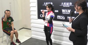 高宮選手をサポート
