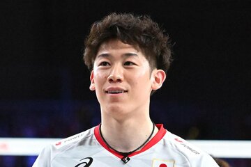 日本代表の石川祐希