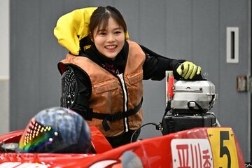 初日は外枠から５着だった平川香織