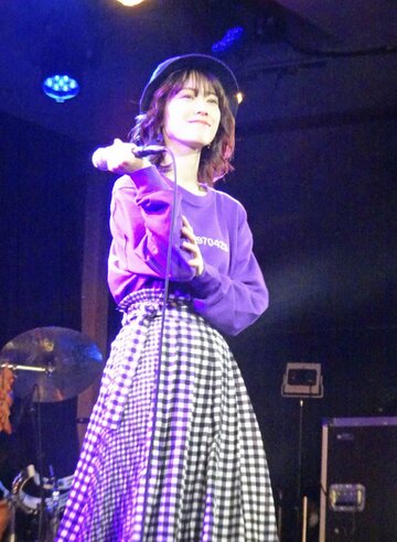  ソロライブを開催した小田えりな（東スポWeb）