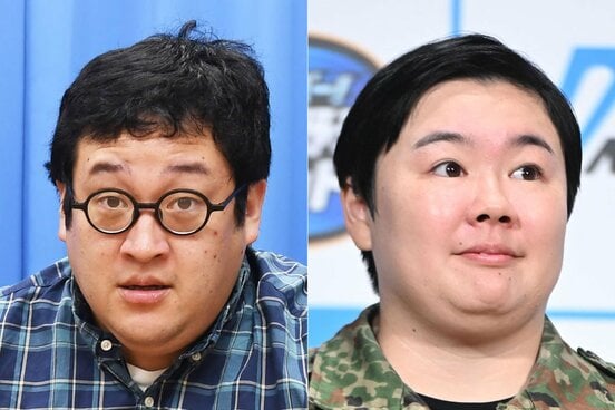 春とヒコーキ・ぐんぴぃ(左)とやす子