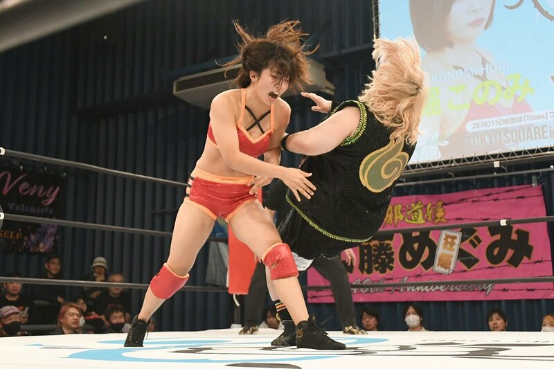 写真：【ローズ】堀このみ プレ旗揚げ戦でレジェンド・伊藤薫に撃沈