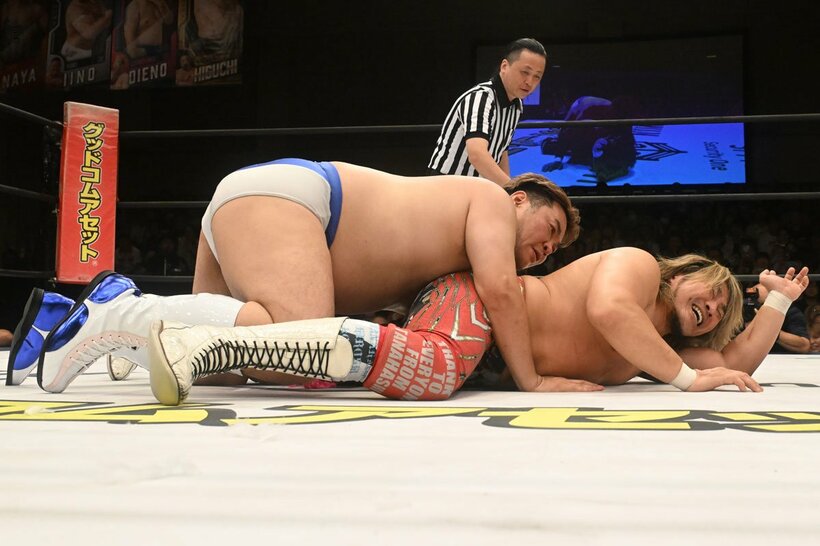 8・31の棚橋弘至(右)戦は、まがまがしい？攻防の連続だったが…
