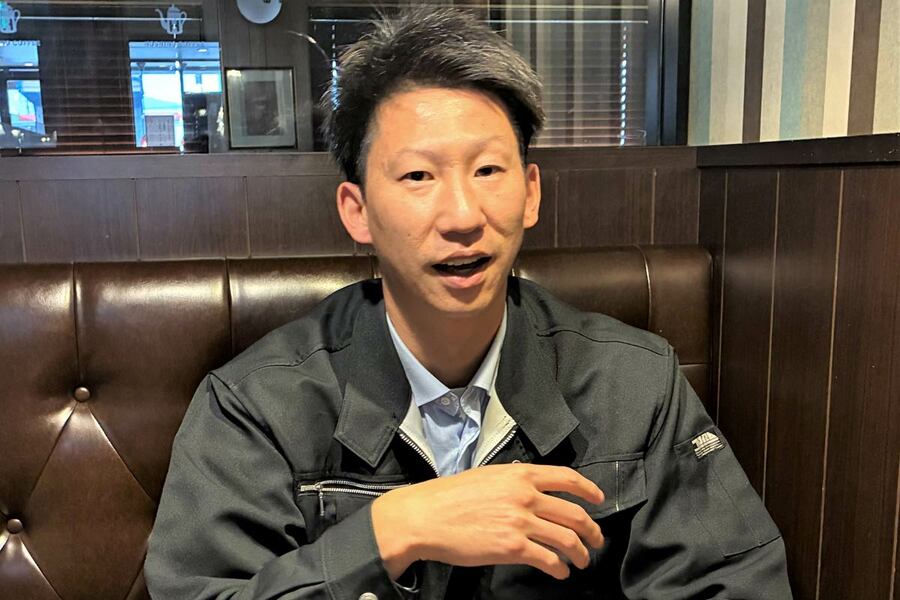 営業マンとしての現在を語る真砂勇介さん