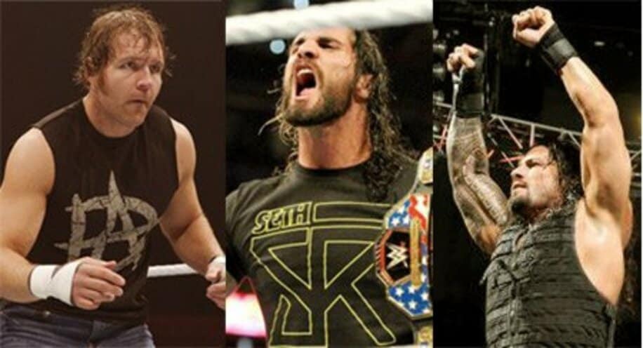ロリンズ、アンブローズ、レインズの３人（左から）がＷＷＥマットの柱だ　（Ｃ）2016 WWE'Inc.All Rights Reserved.