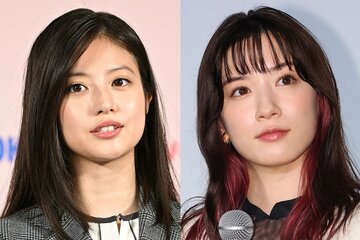 今田美桜（左）と永野芽郁