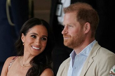 ヘンリー王子、メーガン妃夫妻（ロイター）