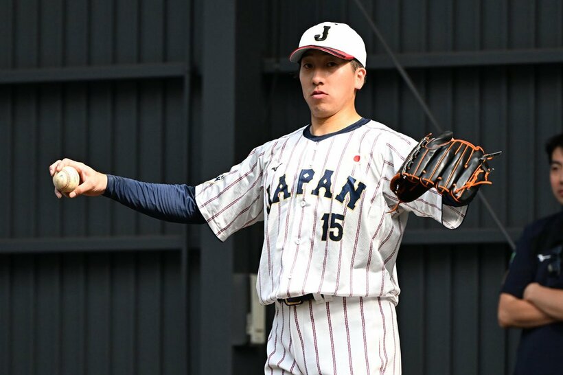 ブルペンで「風格」たっぷりの巨人・大勢