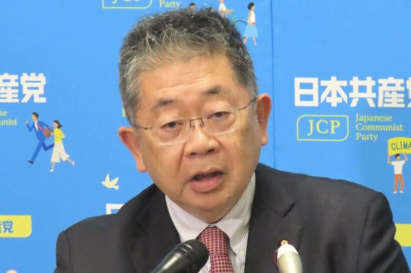 日本共産党の小池晃書記局長