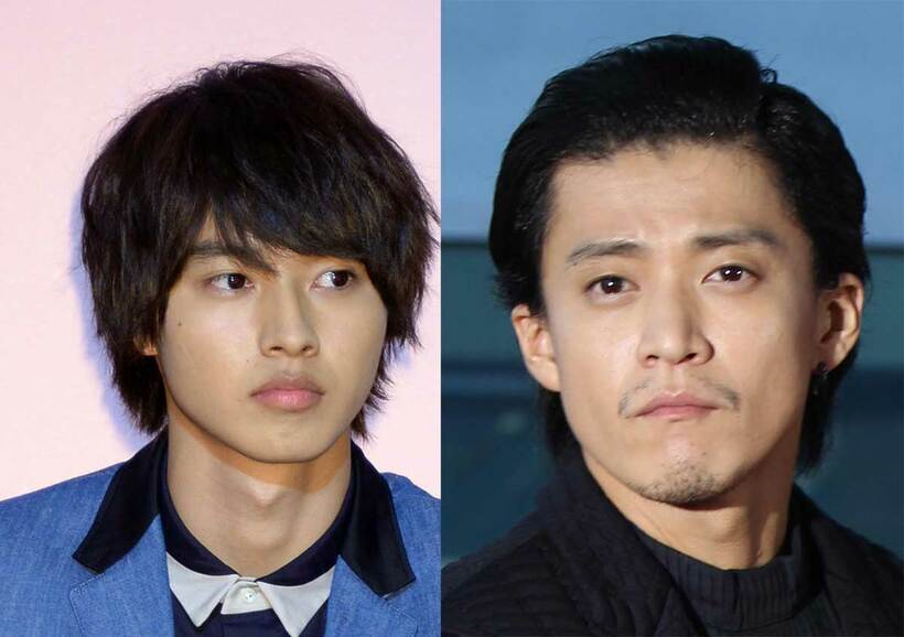 山崎賢人（左）と小栗旬