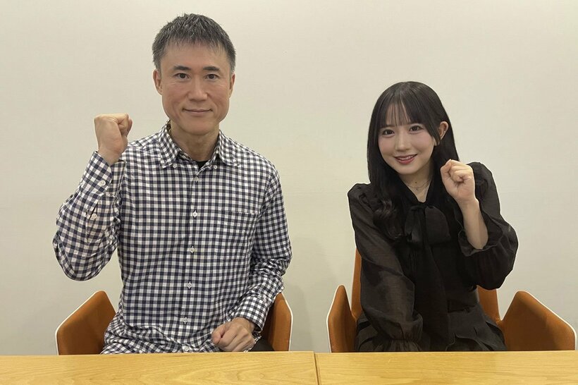 左から高須幹弥院長、相川暖花