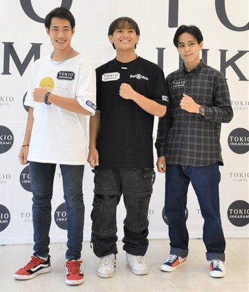  左から鈴木智也、大貫海斗、朝倉聖（東スポWeb）