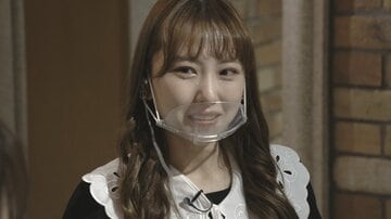  新番組「ＳＫＥ４８の未完全ＴＶ」初回収録で涙を流した熊崎晴香（テレビ愛知提供）