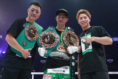 井上拓真 那須川天心に完勝し世界王座返り咲き「練習はうそをつかない