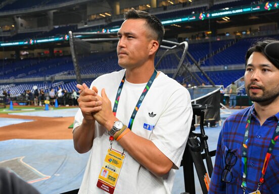 ローンデポ・パークを訪れたラーズ・ヌートバー