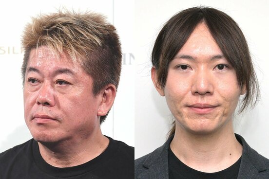堀江貴文氏(左)とチームみらいの安野貴博氏