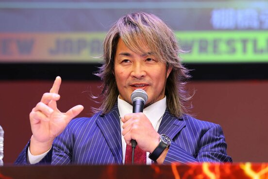 引退前日、会見で思いを語った棚橋弘至