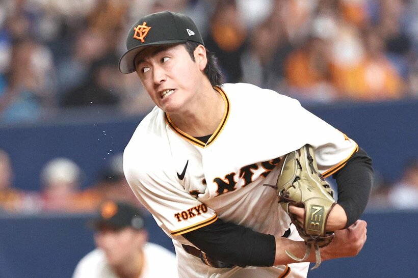 ６回無失点と好投した巨人・西舘勇陽