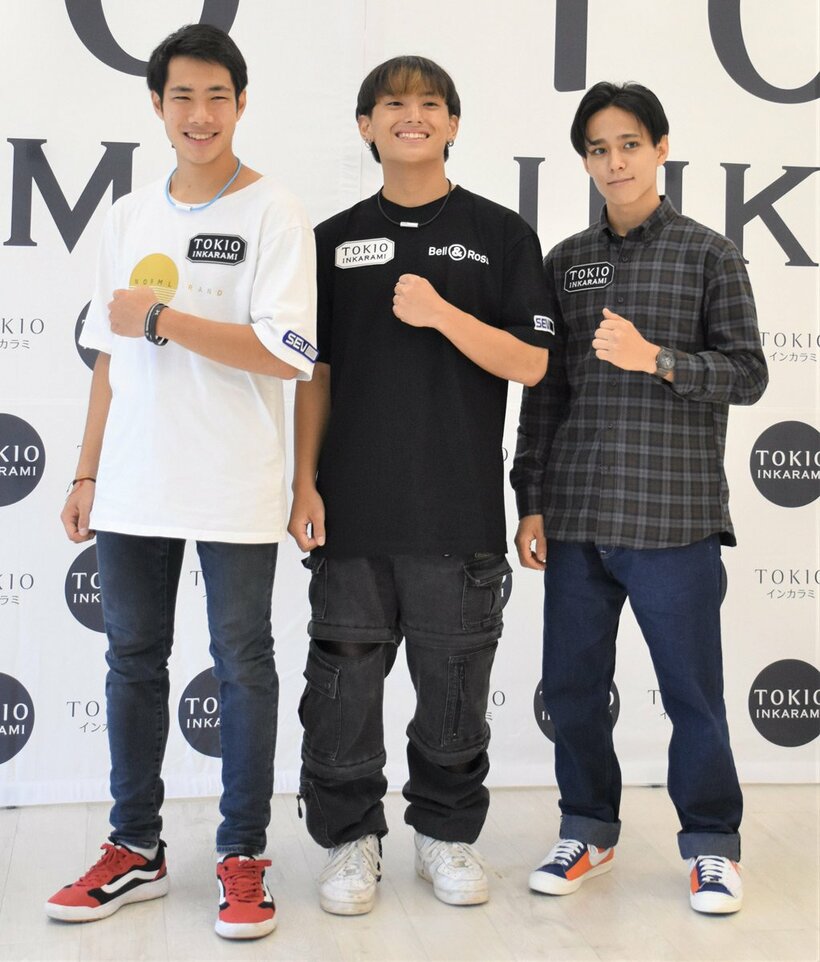 左から鈴木智也、大貫海斗、朝倉聖（東スポWeb）