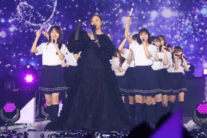 ３代目キャプテンとして活躍した梅澤美波（Ⓒ乃木坂46LLC）