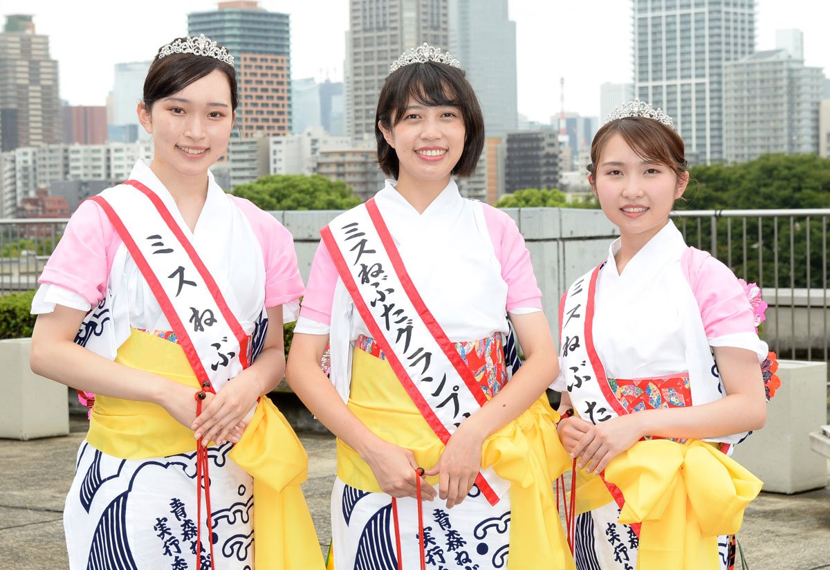 青森競輪・GⅢ善知鳥杯争奪戦】ミスねぶたの3人が青森記念をPR