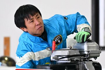 舟足に手応えアリの菅章哉
