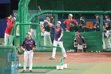 侍ジャパンに衝撃を与えた大谷翔平の打撃練習
