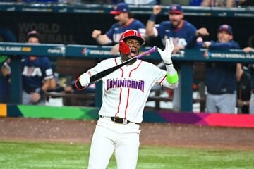 最後の打者となったヘラルド・ペルドモ