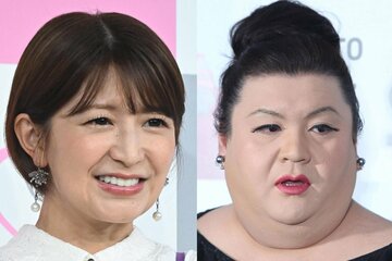 矢口真理（左）とマツコ
