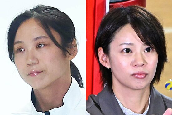 高木美帆(左)の姉・高木菜那さん