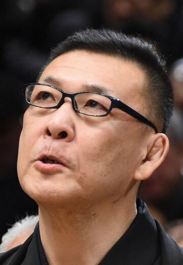  ２階級降格となった中川親方