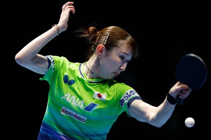 日本女子チームを牽引する早田ひな（ロイター）