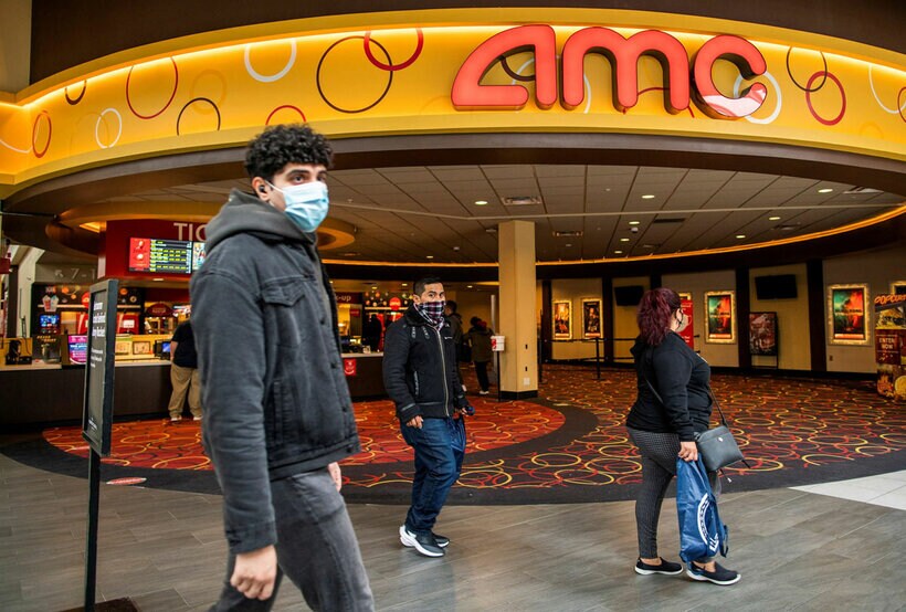  米国・ニュージャージー州の映画館(ロイター)