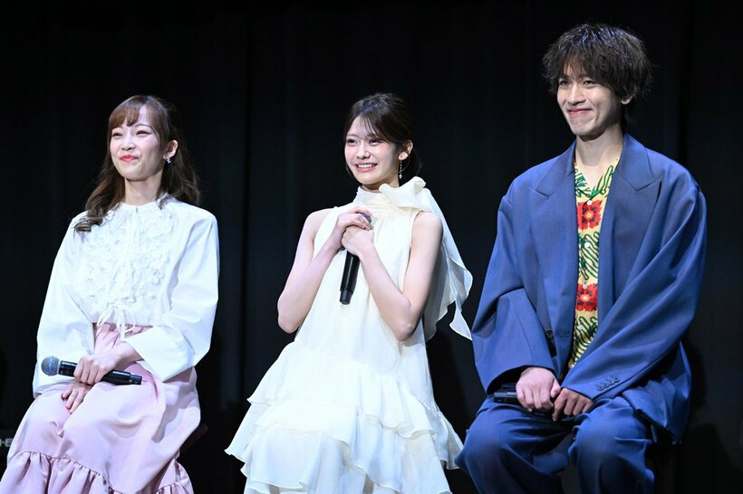 （左から）彩みちる、奥田いろは、島太星