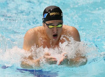 久々のレースで自己ベストには及ばなかった瀬戸大也（代表撮影）