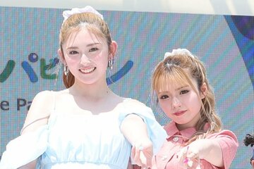 ゆうちゃみ（左）とゆいちゃみ