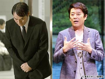  坂上忍（右）とピエール瀧被告