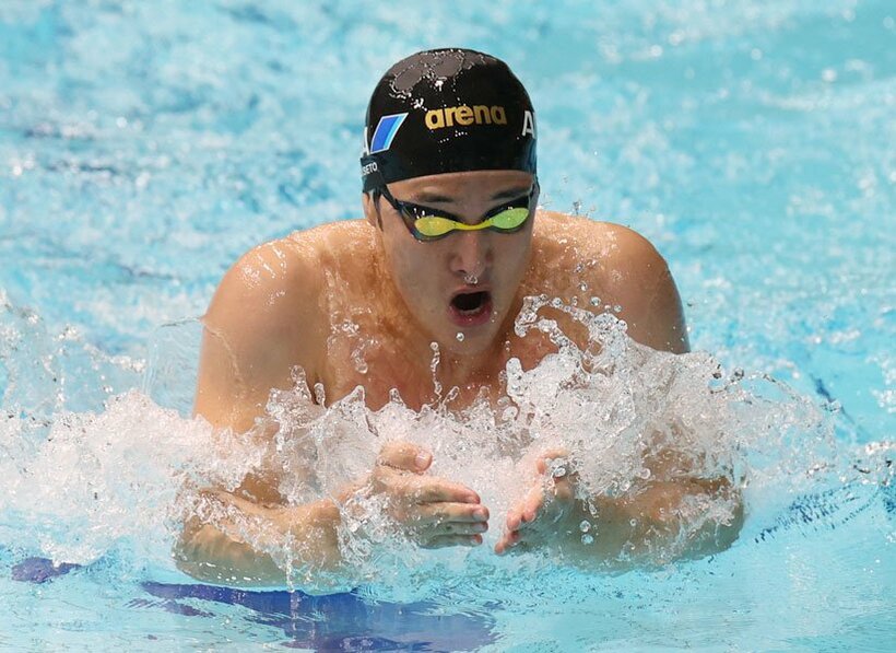  久々のレースで自己ベストには及ばなかった瀬戸大也（代表撮影）